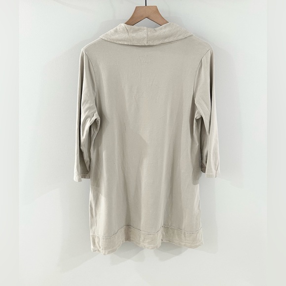 Neon Buddha Cowl Neck Tunic Gray Size Medium - Picture 5 of 5